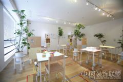 日本辦公室：自由移動的辦公家具田園公裝裝修圖片