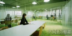 超凡脫俗的玻璃辦公室田園風(fēng)格公裝