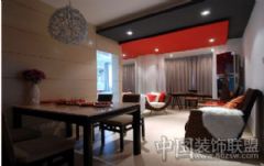 永不褪色的紅色經(jīng)典家居空間現(xiàn)代餐廳裝修圖片