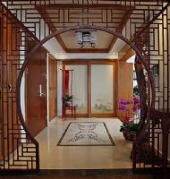 18萬(wàn)豪裝153㎡中式風(fēng)格美家中式過(guò)道裝修圖片
