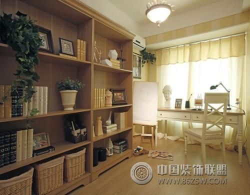 歐式書房裝修圖片