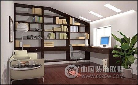 現(xiàn)代書(shū)房裝修圖片
