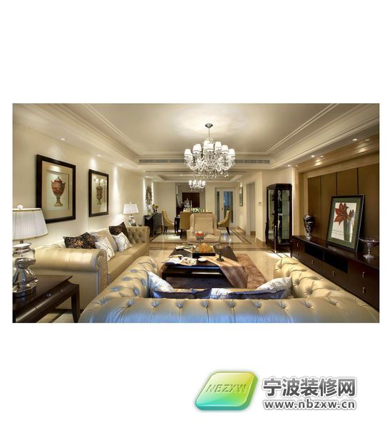 歐式客廳裝修圖片