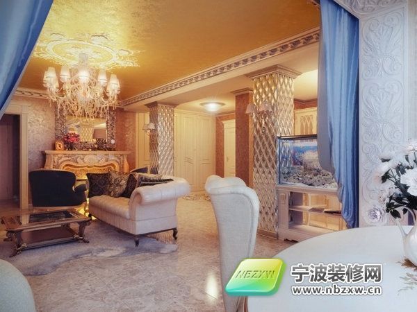 歐式客廳裝修圖片