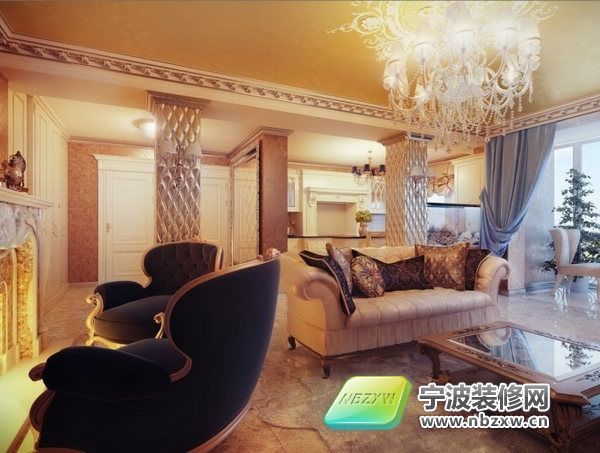 歐式客廳裝修圖片