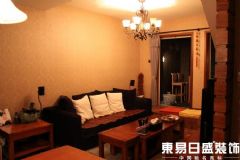 榮安和院美式客廳裝修圖片