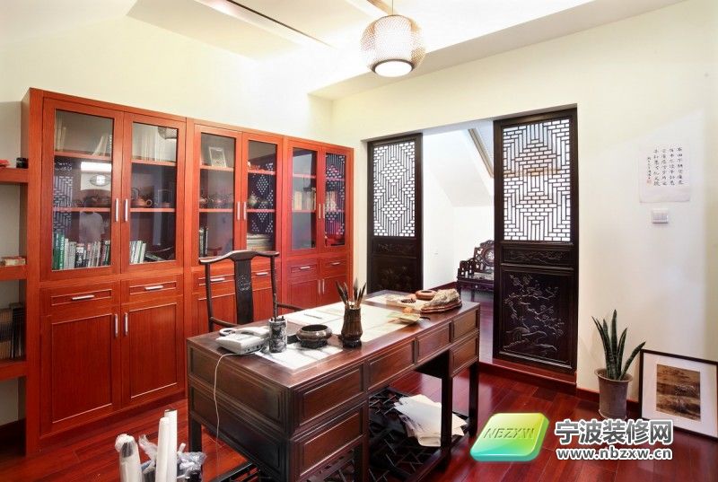 中式書房裝修圖片