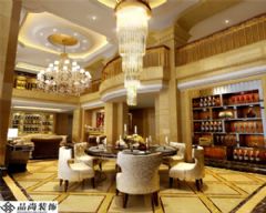 香湖丹堤別墅1歐式餐廳裝修圖片