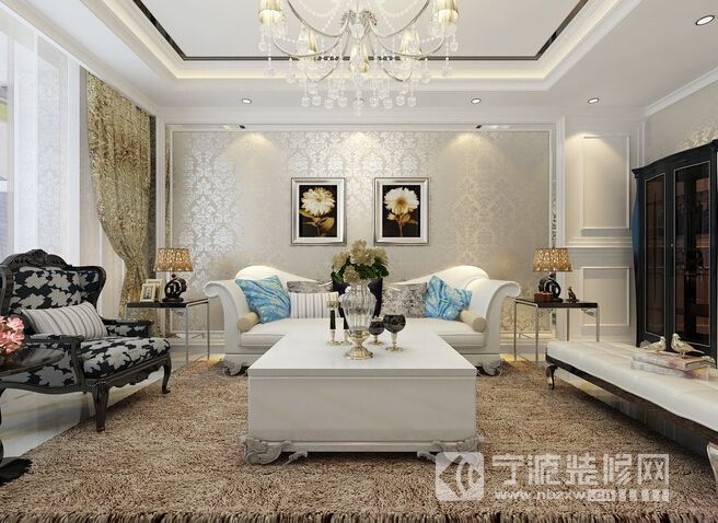 歐式客廳裝修圖片