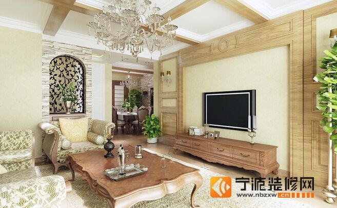 中式玄關(guān)裝修圖片