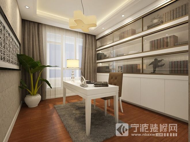現(xiàn)代書房裝修圖片