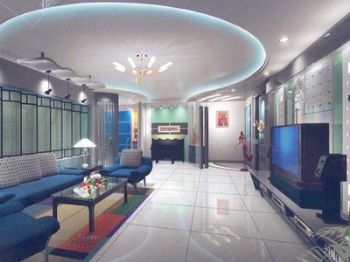精美客廳吊頂設(shè)計(jì)現(xiàn)代客廳裝修圖片