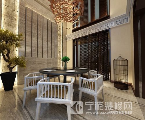 中式餐廳裝修圖片