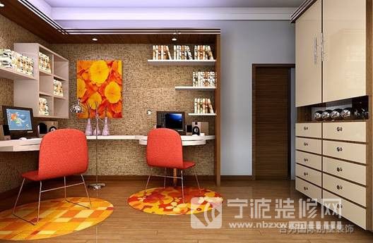 現(xiàn)代書房裝修圖片
