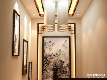中式過(guò)道裝修圖片