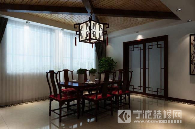 中式餐廳裝修圖片
