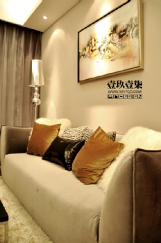 98平現(xiàn)代簡(jiǎn)約一居案例欣賞現(xiàn)代裝修圖片
