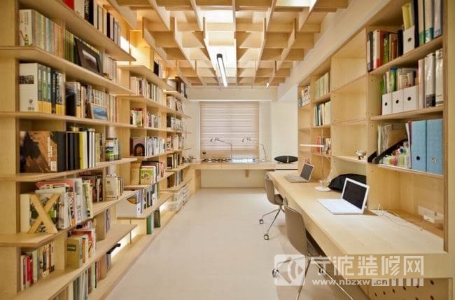 簡(jiǎn)約書房裝修圖片