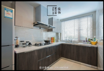 【愛百居裝飾】極簡(jiǎn)奢華 別墅風(fēng)范現(xiàn)代風(fēng)格廚房