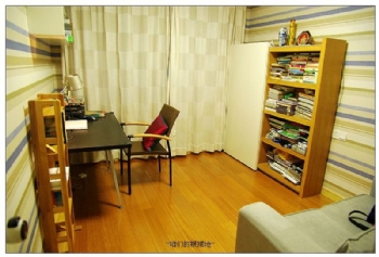80平小資生活、情調(diào)質(zhì)感兩居室實(shí)景賞析歐式書房裝修圖片