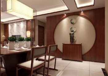 136平中式風(fēng)3室2廳2衛(wèi)案例欣賞中式裝修圖片