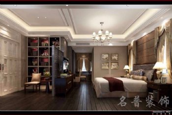 香山美邸別墅賞析中式風(fēng)格臥室